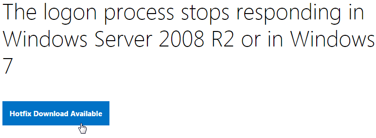 Для компьютеров с Windows 7 запросите и установите исправление Microsoft 2578159:   Процесс входа перестает отвечать в Windows   ,  Больше информации на VMware 2073945   Повторное подключение к рабочему столу VDI с PCoIP отображает черный экран   ,